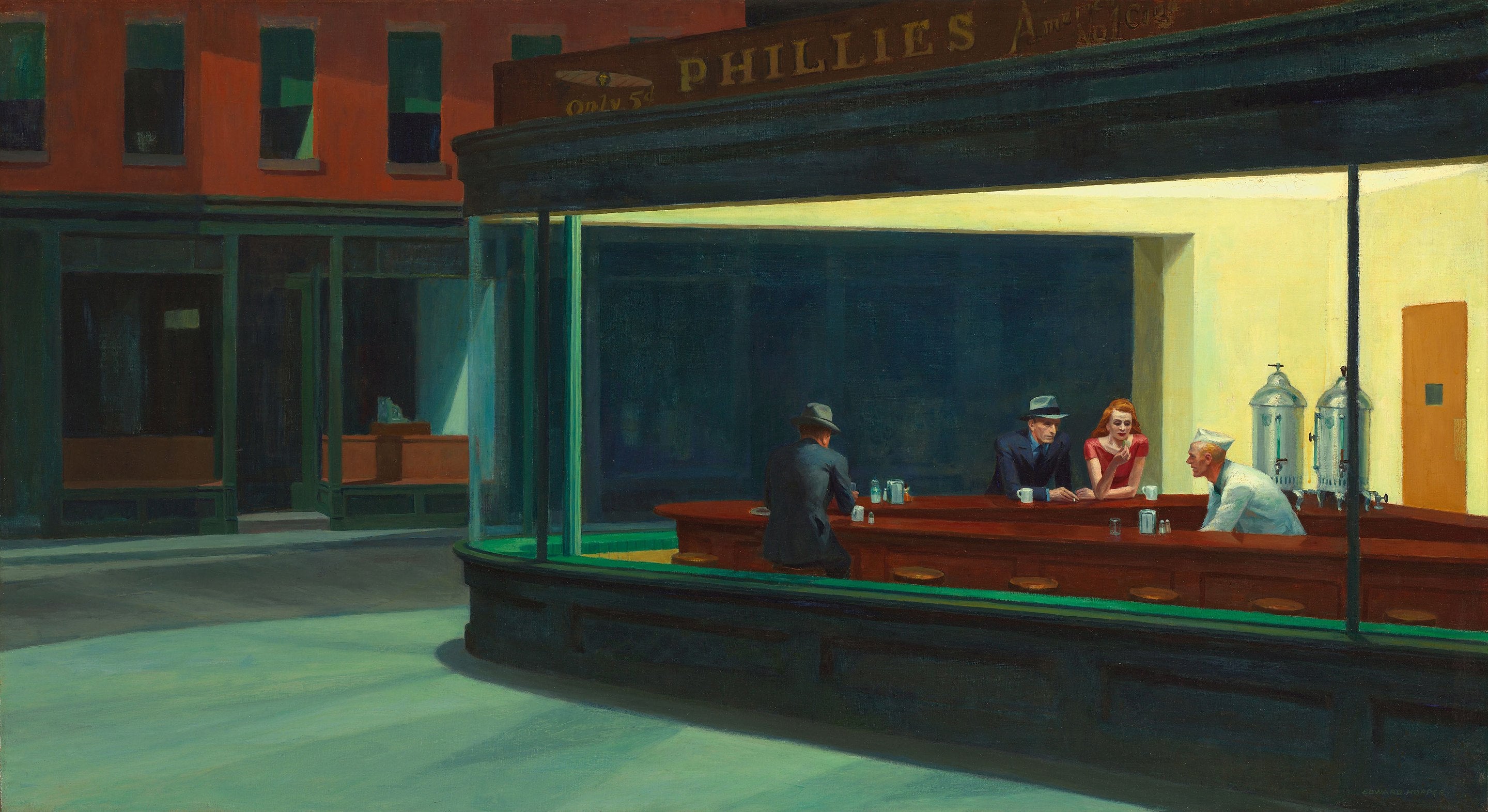 "Nighthawks" by Edward Hopper