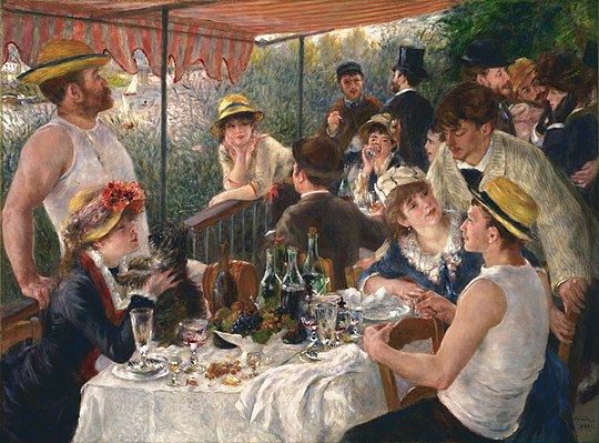"Luncheon Of The Boating Party" by Pierre-Auguste Renoir
