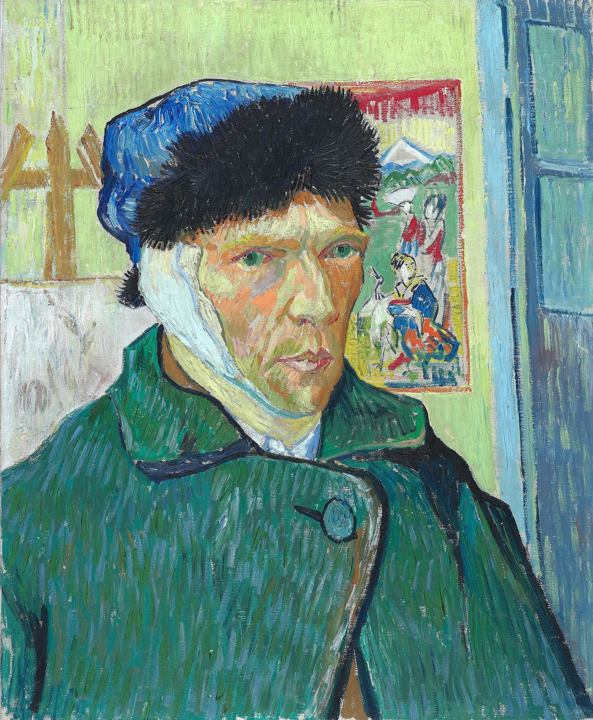 "Self-Portrait with Bandaged Ear" by Vincent van Gogh